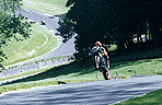 Kev Raymond takes on the mountain at Cadwell Park